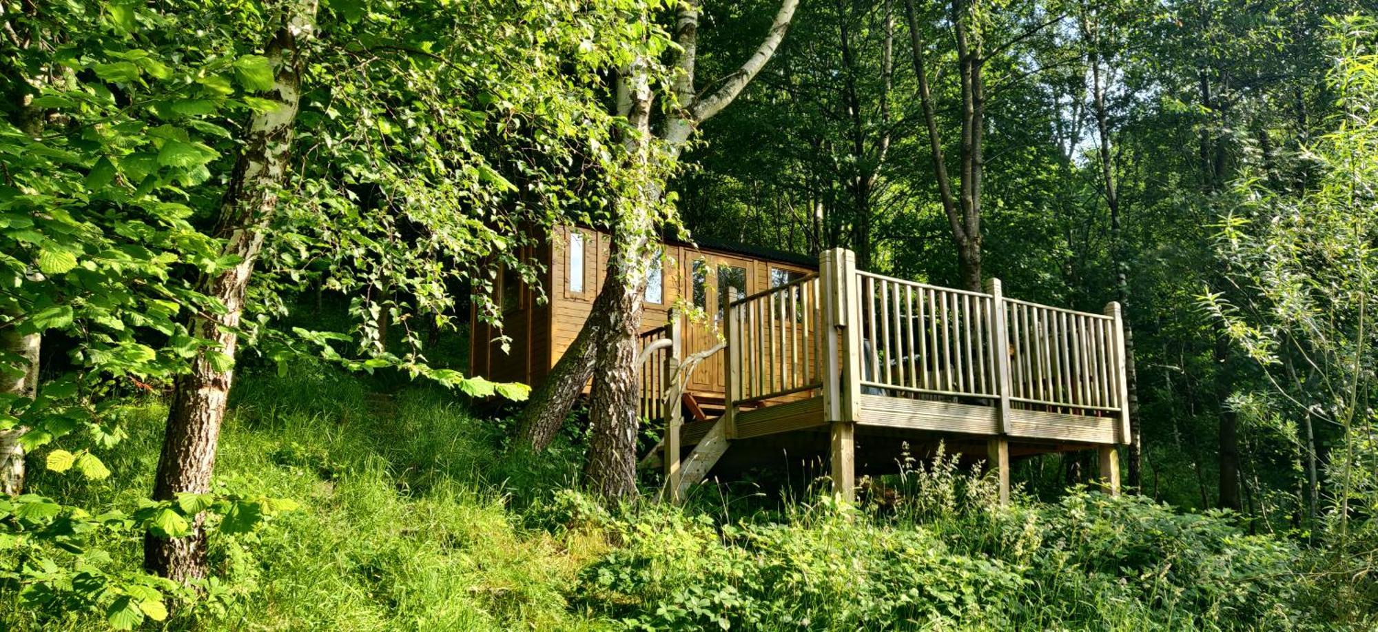 Pike'S Cabin In The Woods Hebden Bridge Exterior foto
